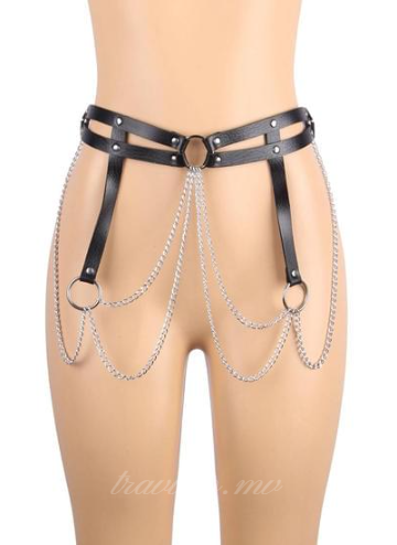 Punk Irregular Ring Belt