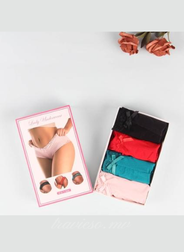 Comfortable Lace Panty 4in1 Box