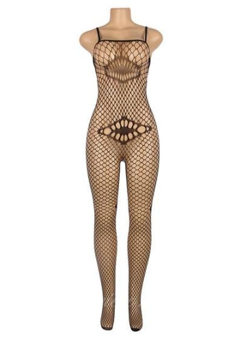 Sexy Sleeveless Fishnet Bodystocking