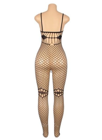 Sexy Sleeveless Fishnet Bodystocking