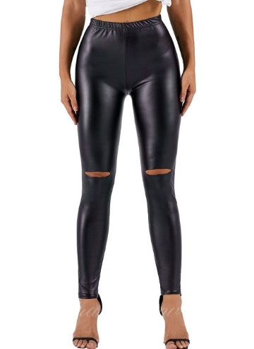 Black Skinny Faux Leather Leggings