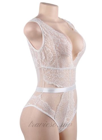 Deluxe Lace Stitching Teddy