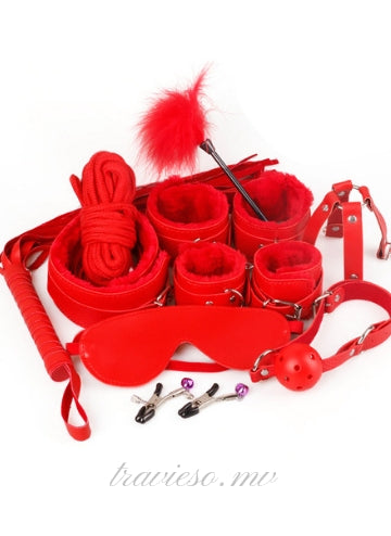 BDSM Leather Bondage Adult  Set