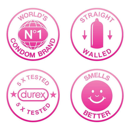 Durex Bubblegum Flavored Condoms 10 Pcs