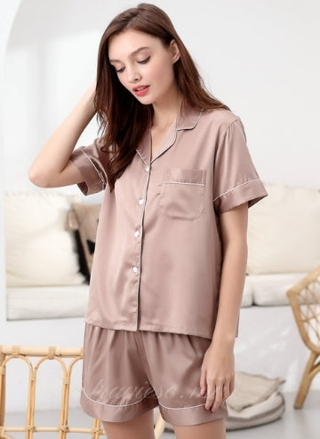 Satin Pajamas Set